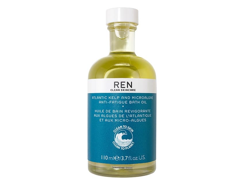 REN Clean Skincare Atlantic Kelp and Microalgae Anti-Fatigue Bath Oil ...