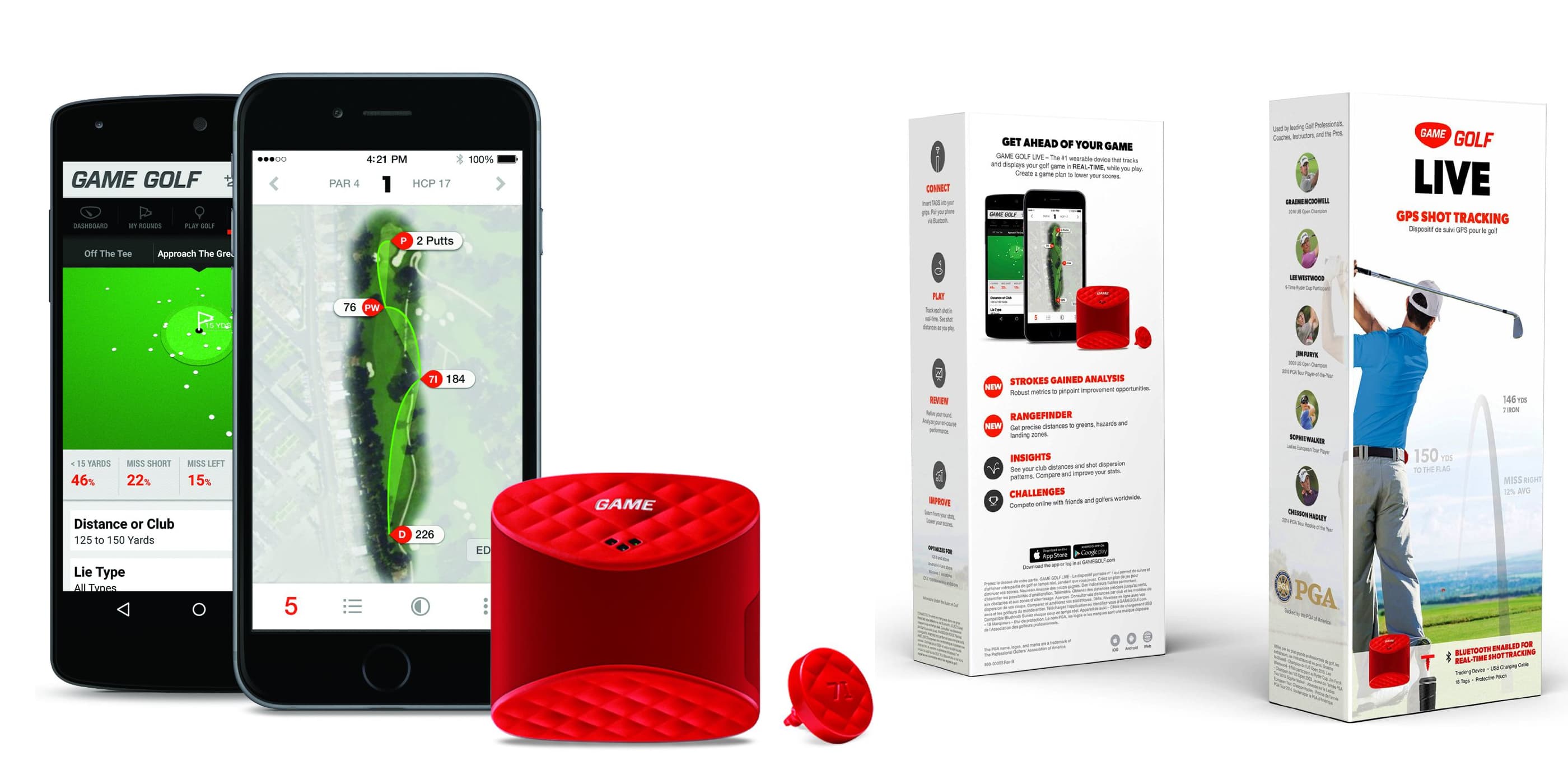 GAME GOLF tracking system brings live stroke analysis & GPS range/club ...
