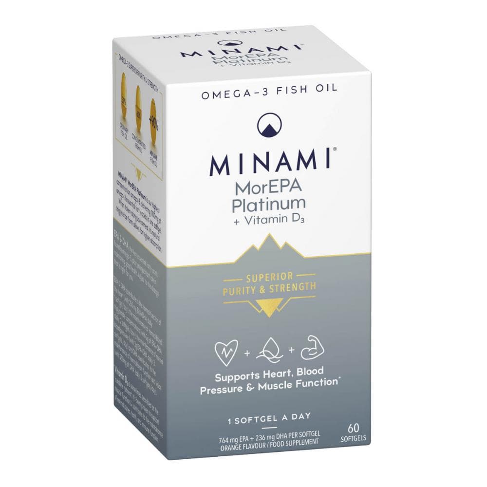 Minami Nutrition MorEPA Platinum Omega 3 + Vitamin D3 60s | Nourish.ie ...