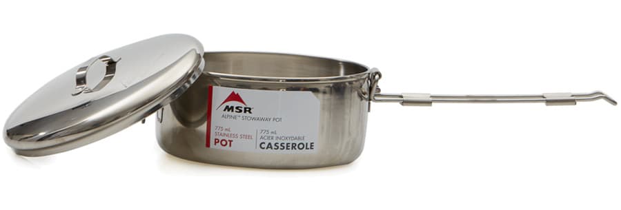 MSR Alpine StowAway Pot 775ml Stainless Steel Camp Cookware