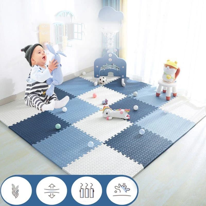 Baby Puzzle Mat Foam Play Mat Play Mat Kids Interlocking Exercise Tiles ...