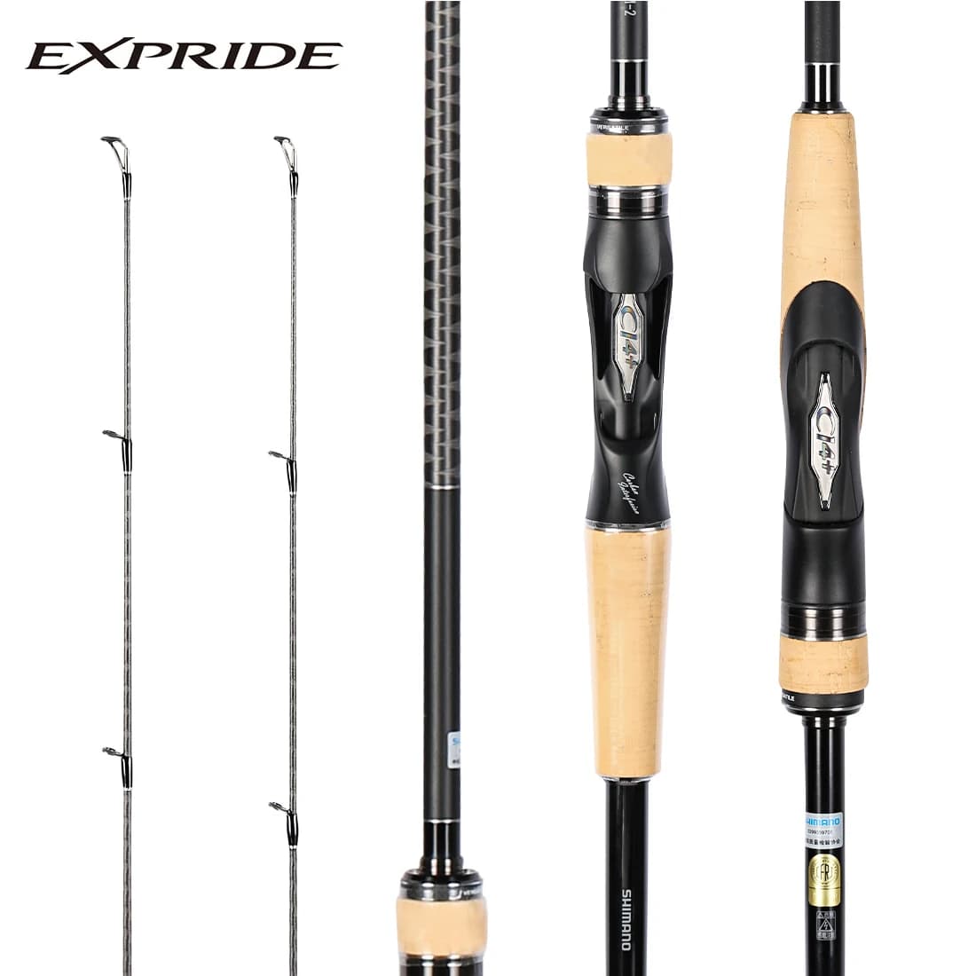 2023-SHIMANO-EXPRIDE-Lure-Fishing-Rod-166M-265ML-170M-G-Carbon ...