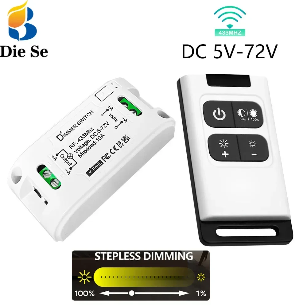 RF-433-Mhz-Universal-Wireless-Smart-Light-Dimmer-Switch-Remote-Control ...