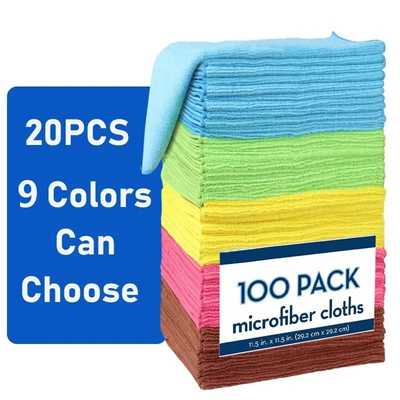 20PCS-Magic-Dishcloth-Microfiber-Towel-Cleaning-Cloths-Kitchen-Dish-Pot ...