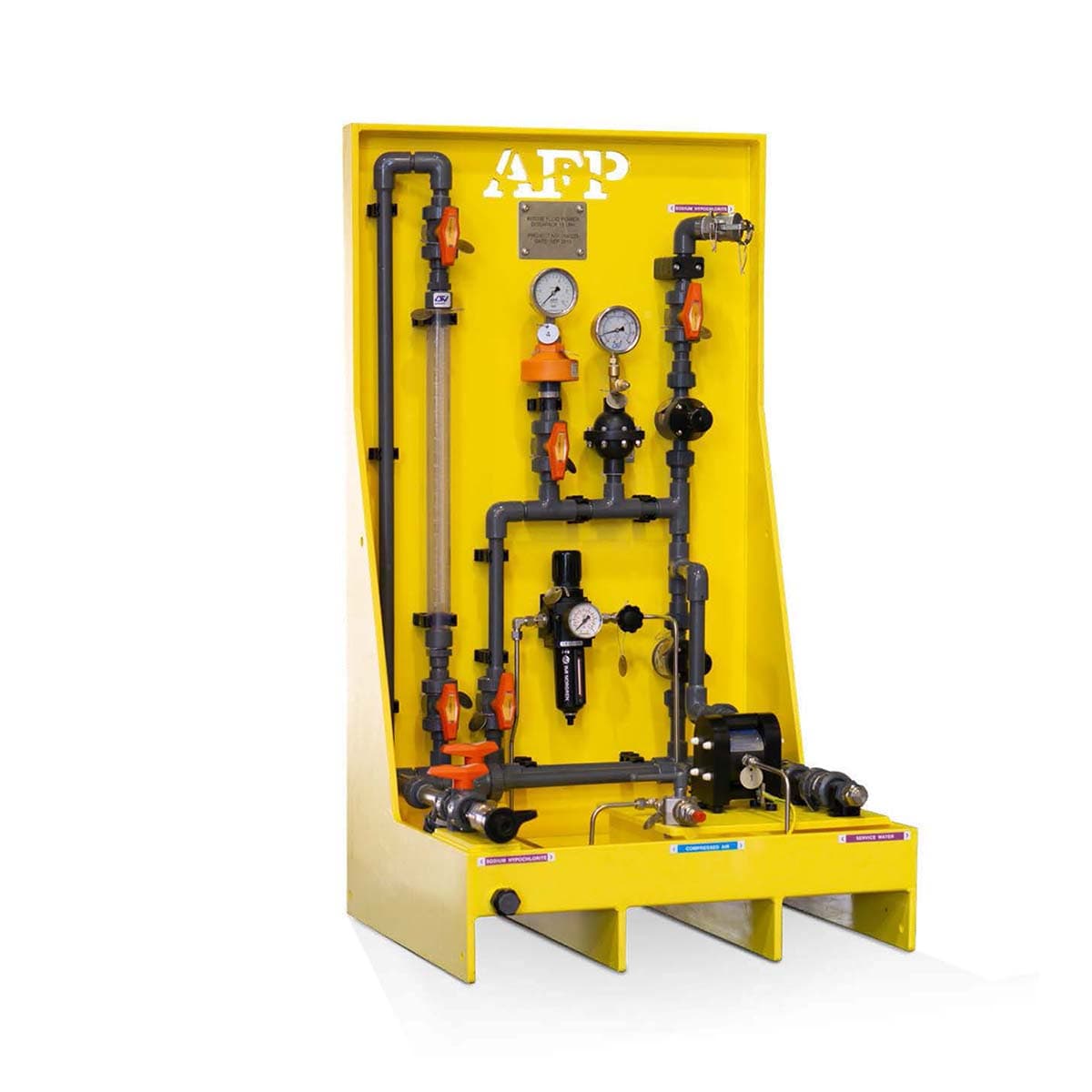 DOSU Chemical Dosing Skid - Air Driven - AFP Hire - Ready for Hire