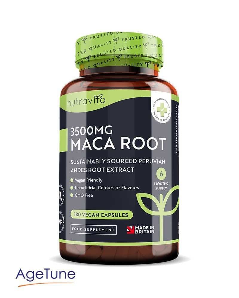 Nutravita Maca Root 3500 Mg 180 Tablets - Age Tune