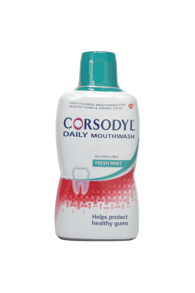 Corsodyl Daily Mouthwash 500ml | Dental Care | Allcures