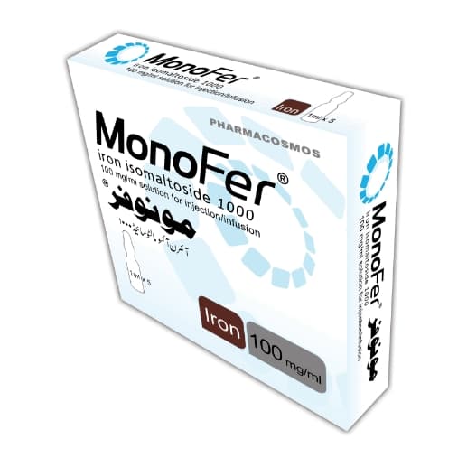 INJ MONOFER (IRON ISOMALTOSIDE) – Allm…