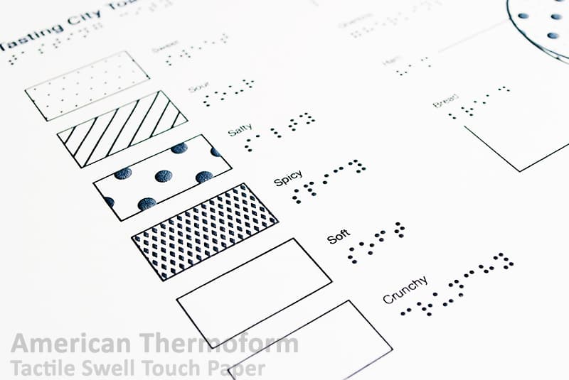 Swell Touch Paper for Tactile Graphics | American Thermoform