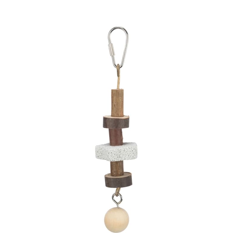 Trixie Natural Living Gioco in Legno con Pietra Lavica 16cm – Animal Park
