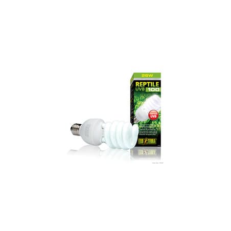 Exo Terra Reptile UVB 100 Compact Fluorescent Bulb 26 watt