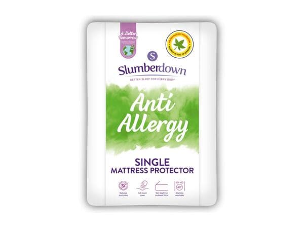 Slumberdown Anti-Allergy Mattress Protector – Single - Lidl - Great ...