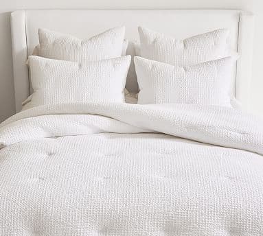 Vintage Washed Cotton/Linen Comforter | Pottery Barn