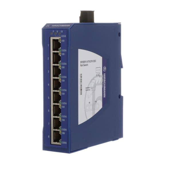 Hirschmann - SPIDER II 8TX/2FX EEC - Ethernet Switch, 8 Port, Unmanaged ...