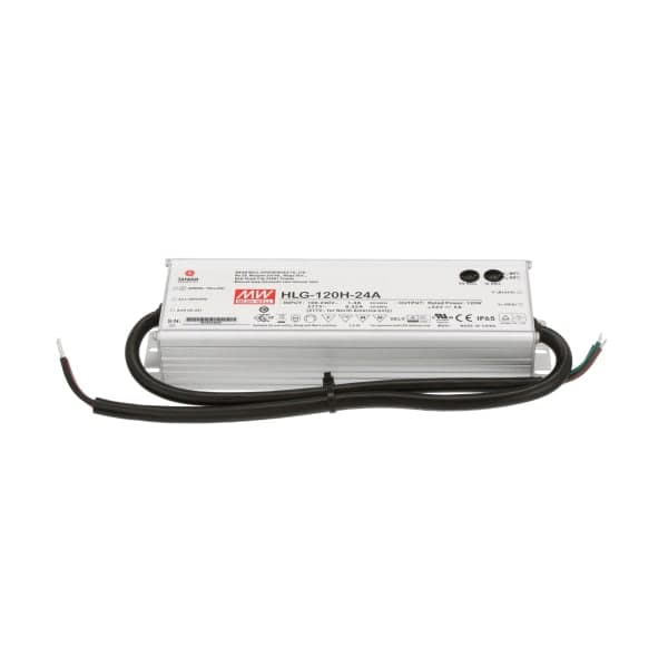 MEAN WELL - HLG-120H-24A - Power Supply,AC-DC,24V,5A,100-305V In,Sealed ...
