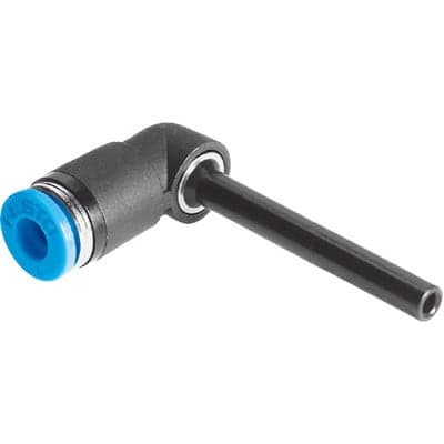 Festo - QSL-8H-6 - Push-in 90 deg Connector, 1 Port 8mm OD sleeve & 1 ...