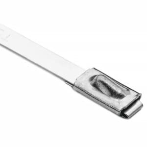 HellermannTyton MBT33S-S Cable Tie, Stainless Steel, 33"L, 202lb, SS304 ...