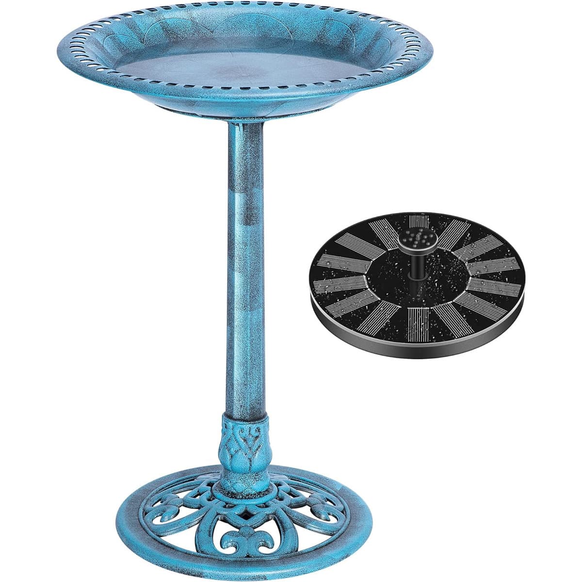 Amazon.com: VIVOHOME Smart Polyresin Bird Bath with Camera, 2K HD Solar ...
