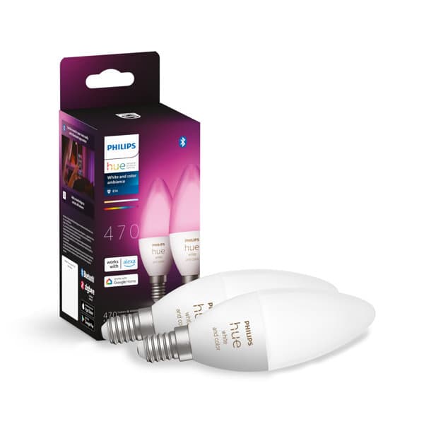 Philips Hue White and Colour Ambiance E14 Candle