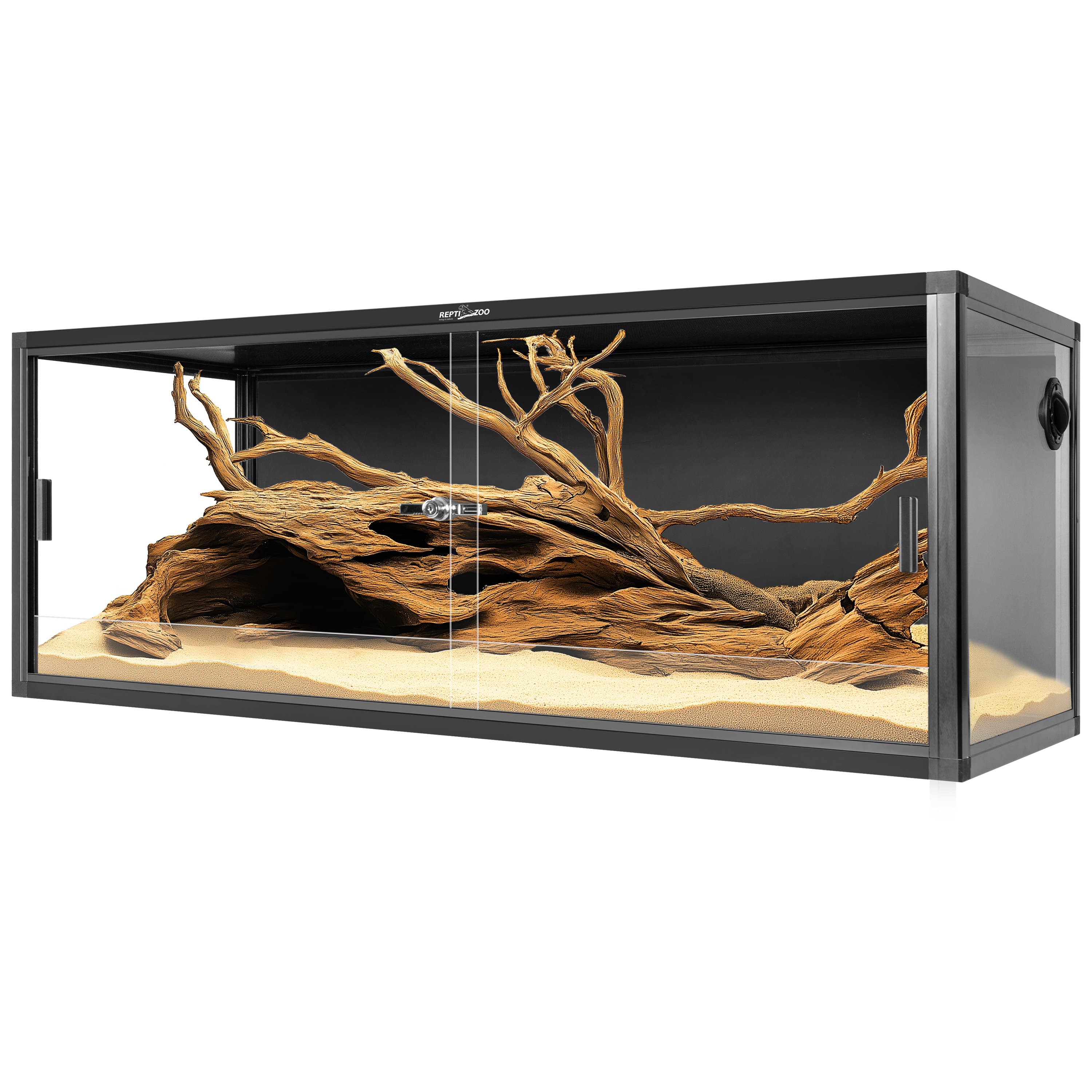 REPTIZOO 64 Gallon Bearded Dragon Tank, Reptile Enclosure For Easy ...