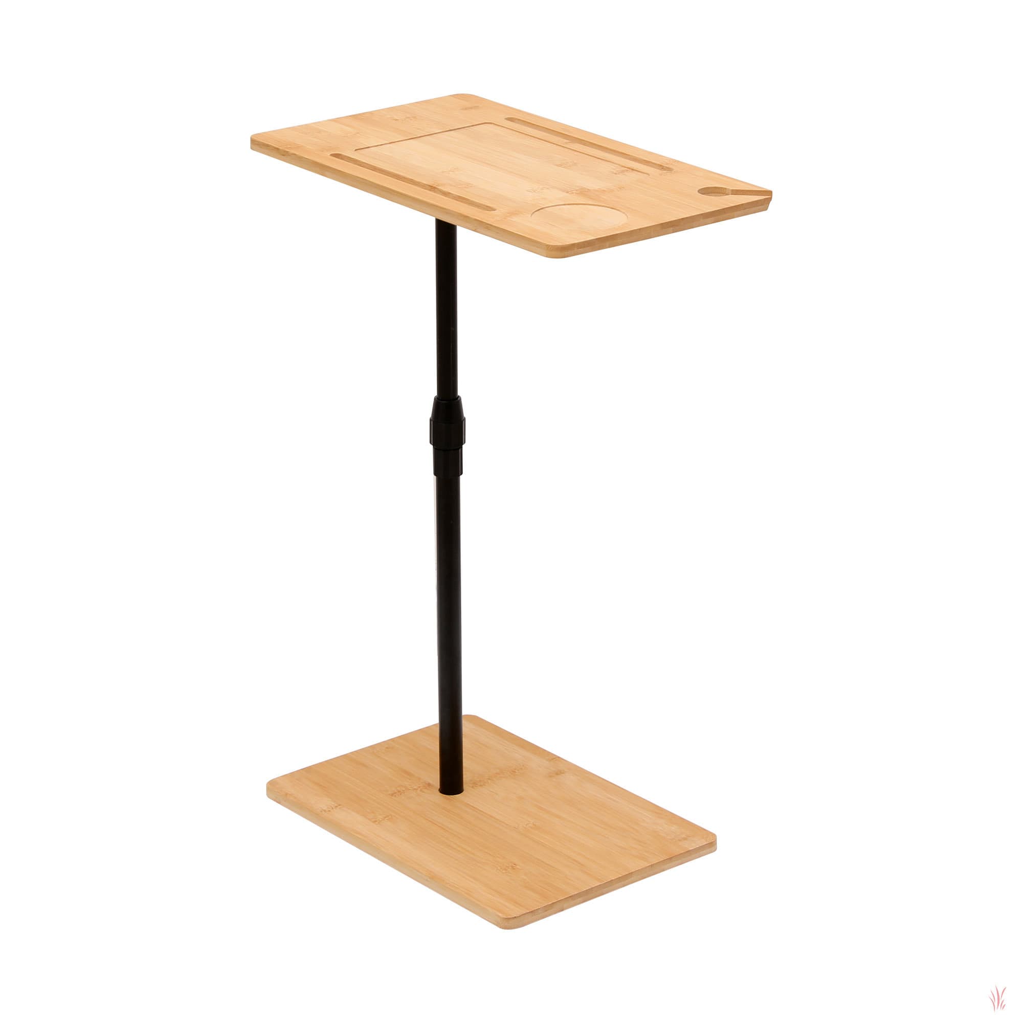 17 Stories Couch Tray Table Bamboo Height Adjustable Side Table For ...