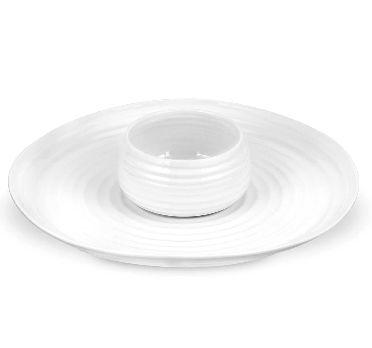 Portmeirion Sophie Conran-White Chip & Dip 2 Pc 12"/4.75" & Reviews ...