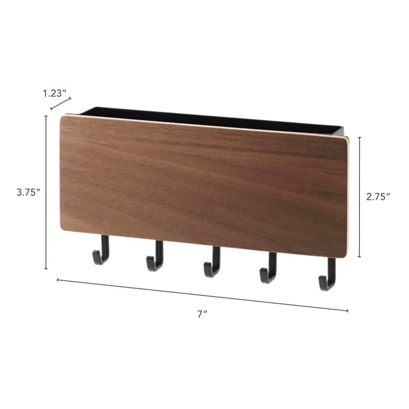 Yamazaki USA Rin Yamazaki Home Magnetic Wall Organizer, Key Hooks ...