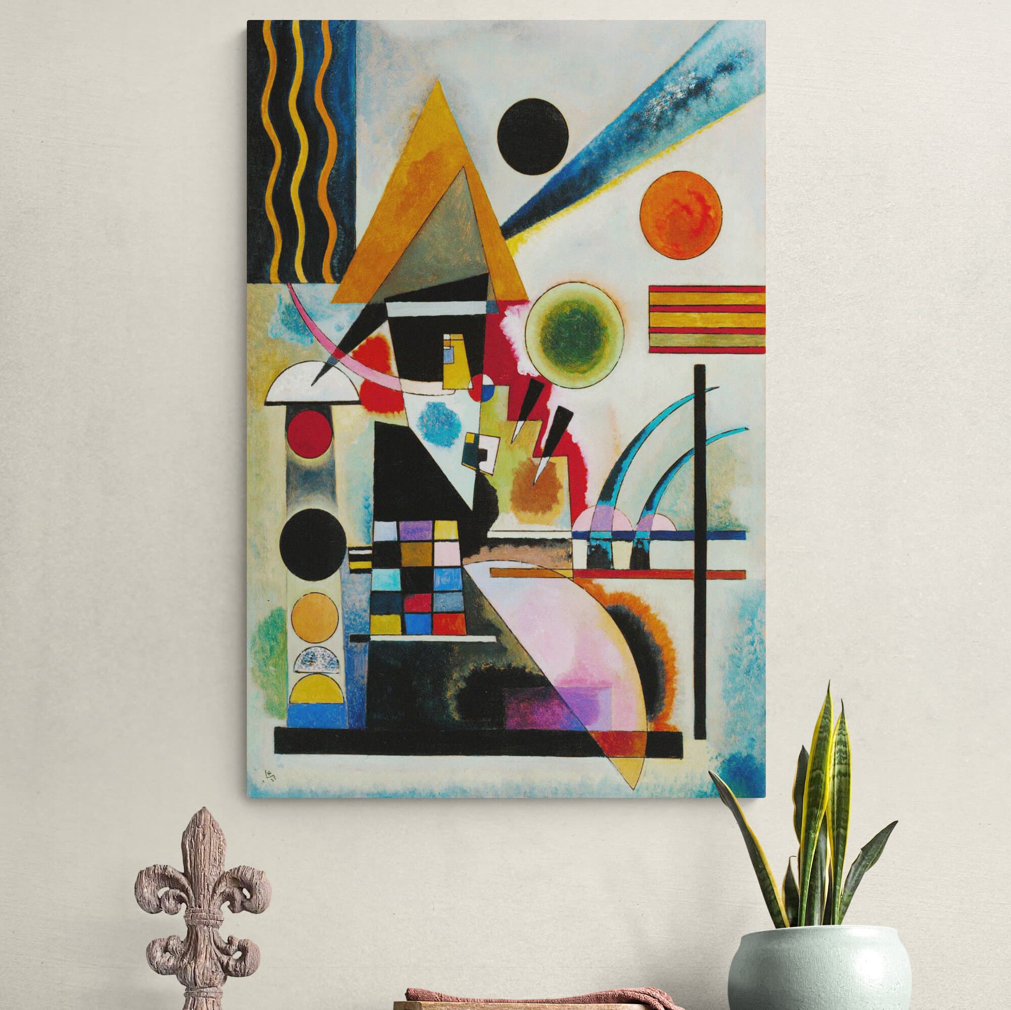 Ivy Bronx Swinging By Wassily Kandinsky - Abstract - Canvas Wall Art ...