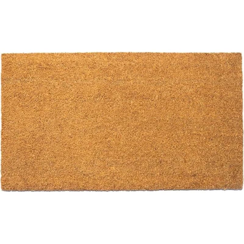 The Fine Living Company Coir Doormats Basic Plain, Natural Coco Coir ...