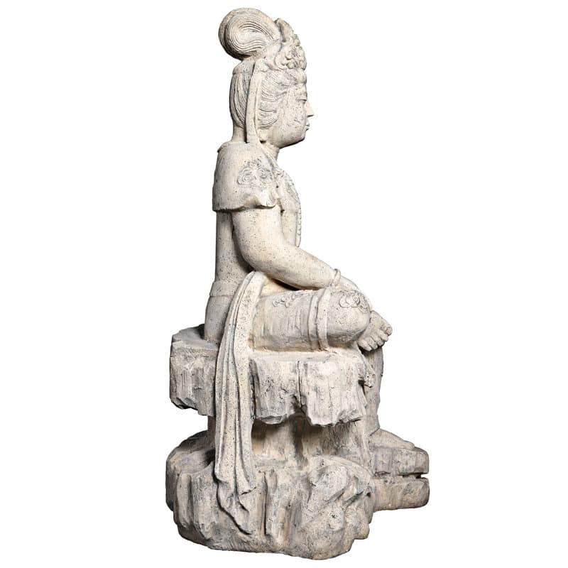 Design Toscano Resting Goddess Guan Yin Garden Statue | Wayfair