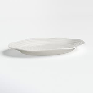 Portmeirion Sophie Conran White Platter Oval & Reviews | Birch Lane