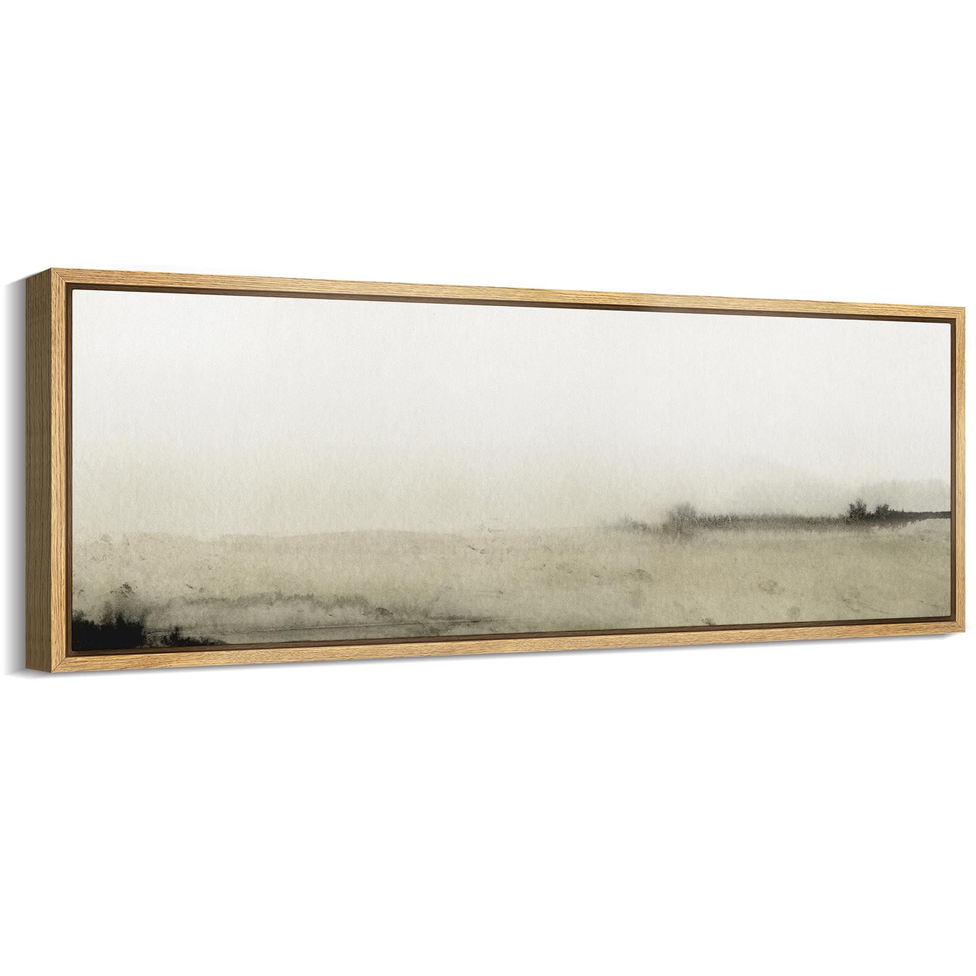 IDEA4WALL Minimalist Monochrome Wetland Framed Print | Wayfair