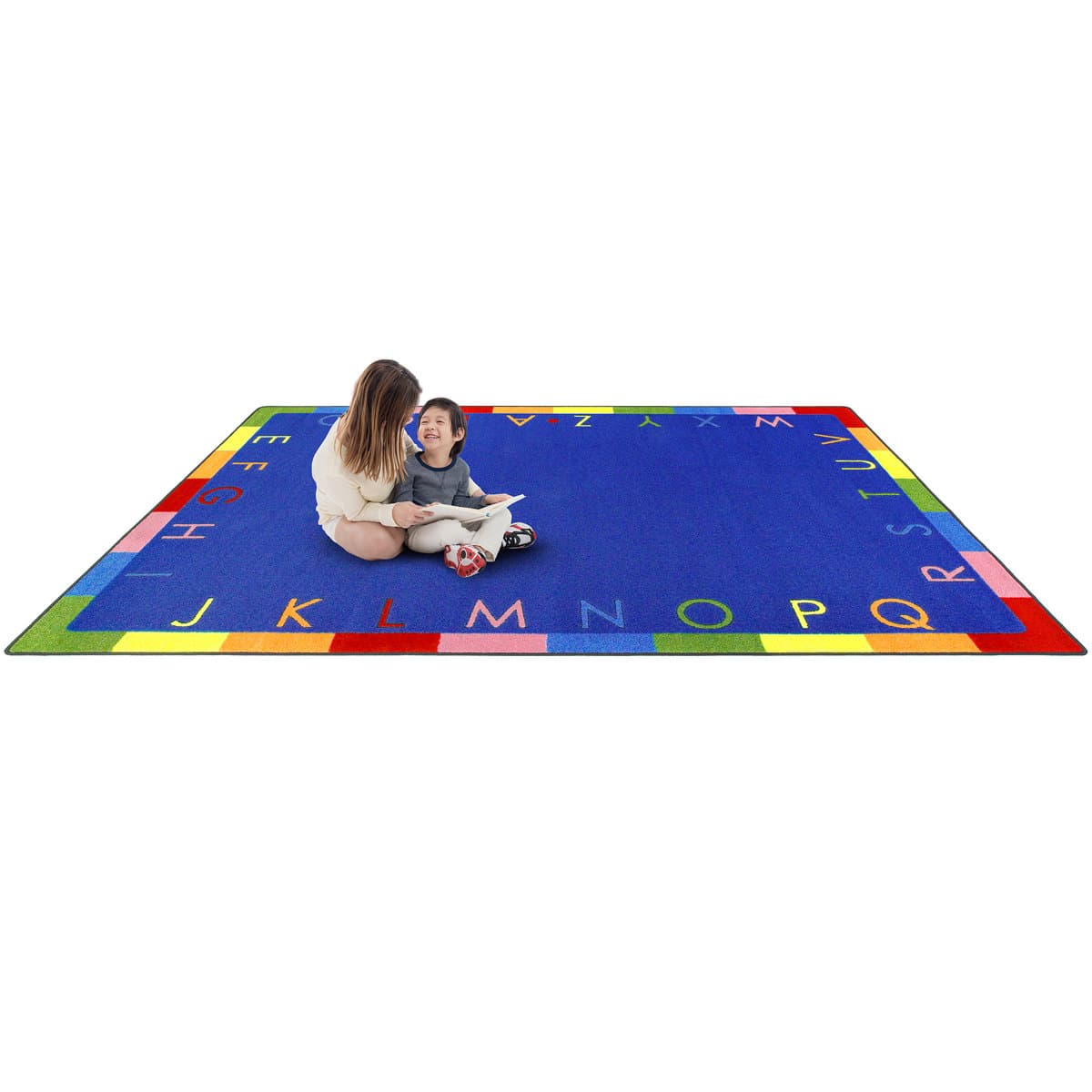 Joy Carpets Educational Rainbow Alphabet Primary by Joy Carpets Area ...