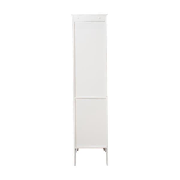 Red Barrel Studio® Tall Narrow Tower Freestanding Cabinet With 2 ...