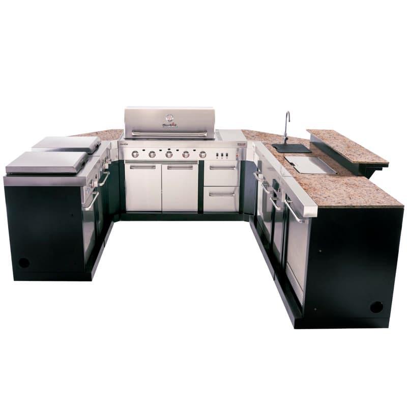 Charbroil Medallion Series 8-Piece Modular Outdoor Kitchen Set ...