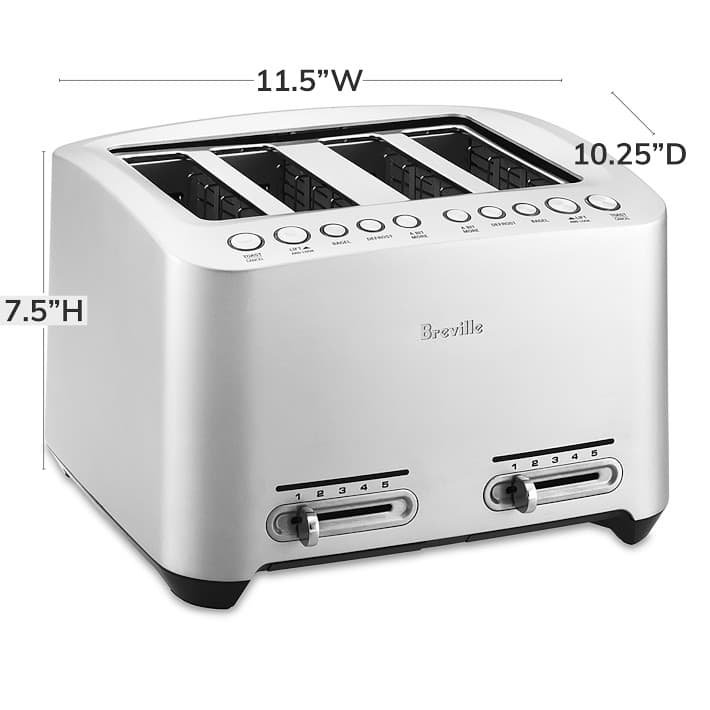 Breville Die-Cast 4-Slice Smart Toaster | Williams Sonoma