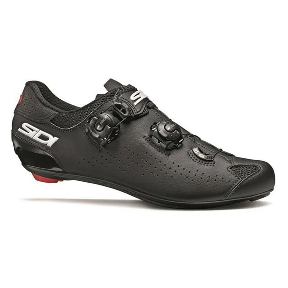 Sidi Genius 10 Mega Wide Fit Road Shoes - Black | Auckland Bike Fit