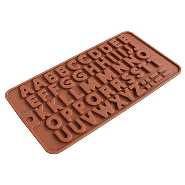 Silicone Uppercase Alphabet Chocolate Mould – Bakers Boutique