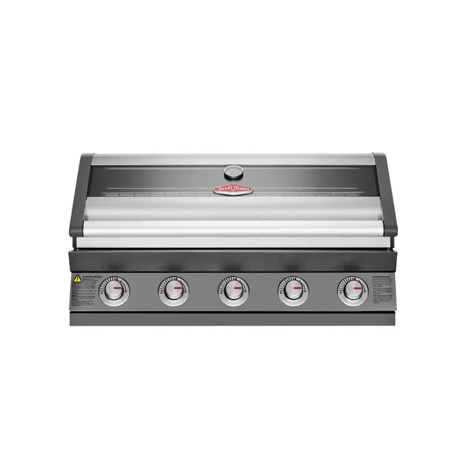 BEEFEATER - 1600 SERIES DARK 5 BURNER BUILT IN BBQ
