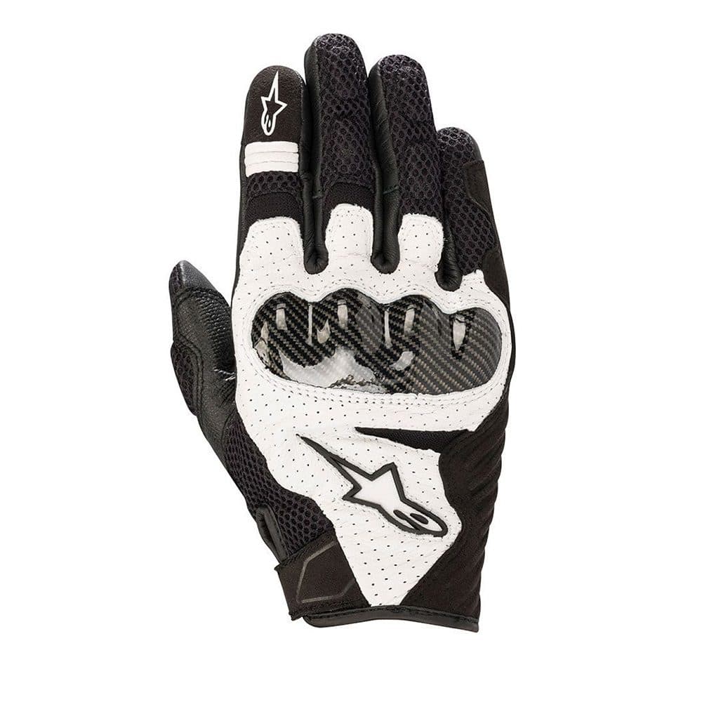 Alpinestars SMX-1 Air v2 Motorcycle Gloves White: Ride Cool