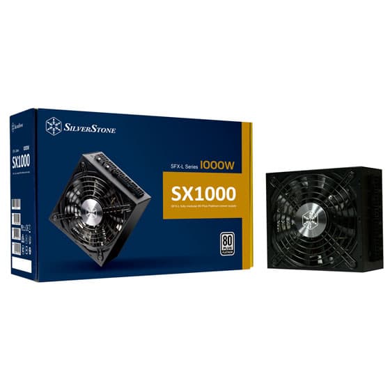 Silverstone SX1000 Platinum 80 PLUS Platinum 1000W fully modular SFX ...