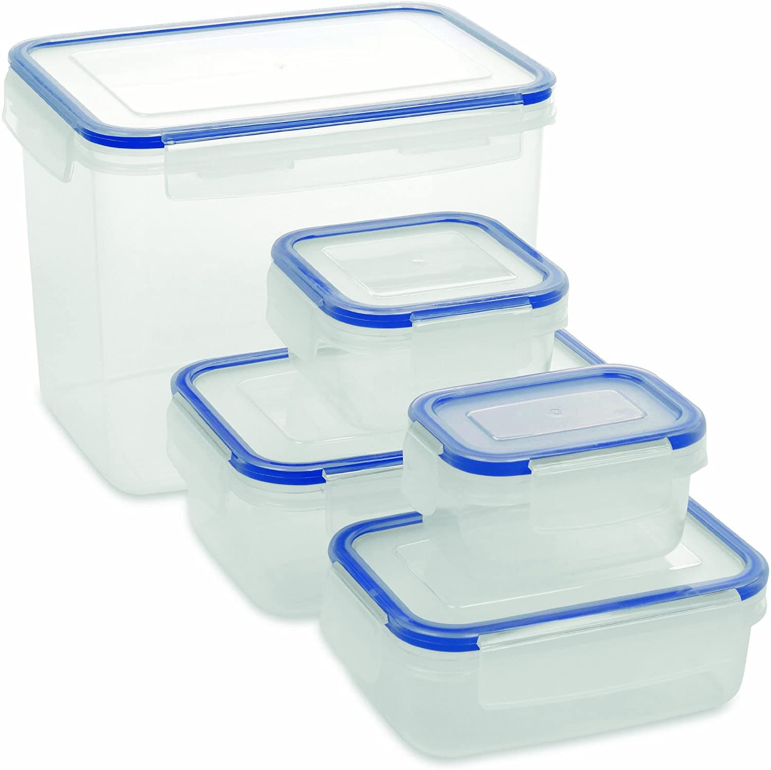 Addis Clip & Close Food Storage Container 5 Piece Set with Lockable ...