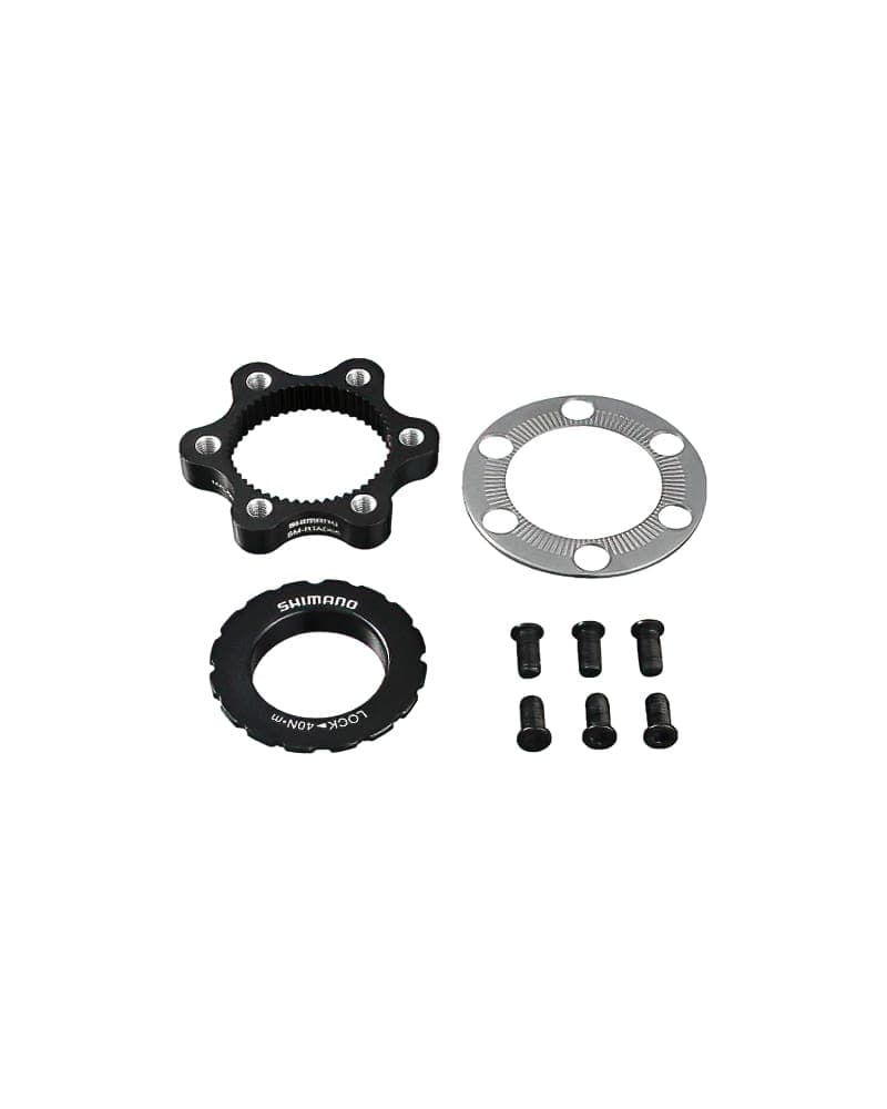 SHIMANO DEORE Disc Brake Rotor Adapter (6-bolt rotor to CENTER LOCK hub ...
