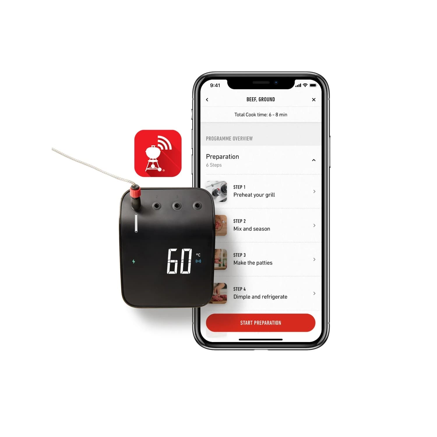 Weber Grillthermometer Connect Smart Grilling Hub kaufen bei OBI