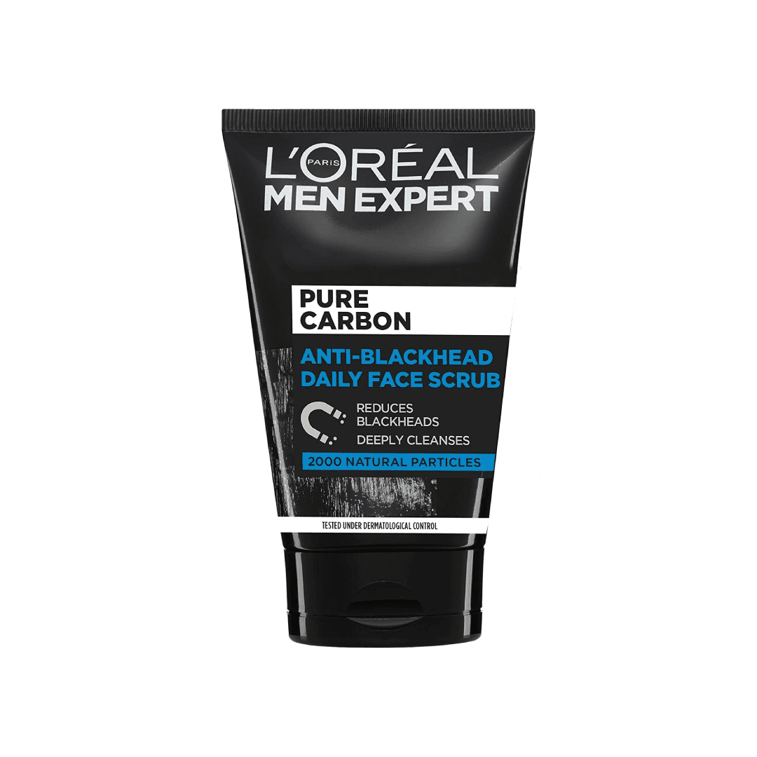 L'Oreal Men Expert Pure Charcoal Anti-Blackhead Daily Face Scrub