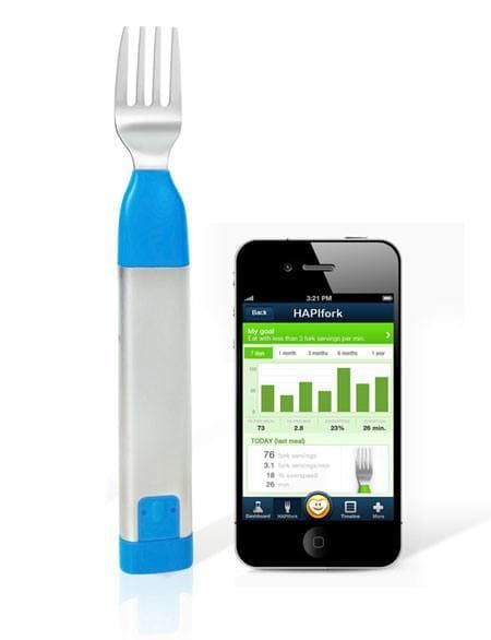 La fourchette connectée HAPIfork débute sur Kickstarter - Blog Domadoo
