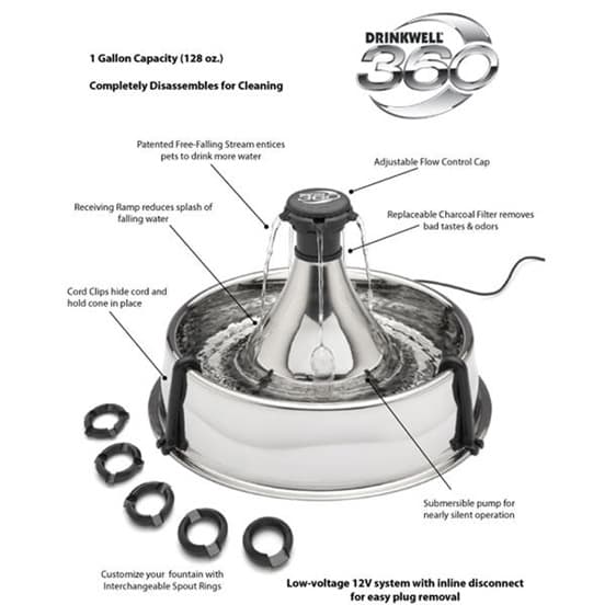 PetSafe Drinkwell® 360 Stainless Steel Pet Fountain Review | Australian ...