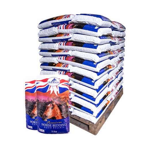 Premium Wood Pellet Horse Bedding - Blue Ribbon Horse Bedding