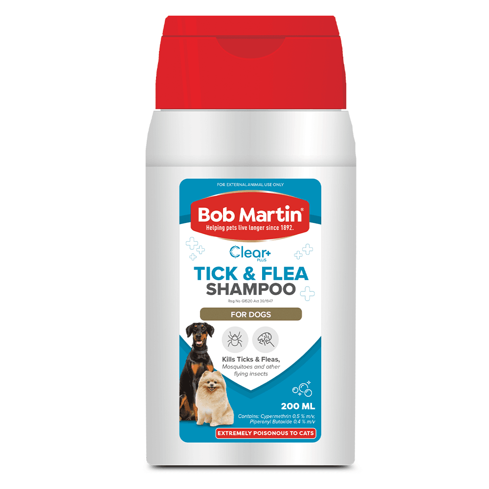 Tick & Flea Shampoo 200ml - Bob Martin & Co