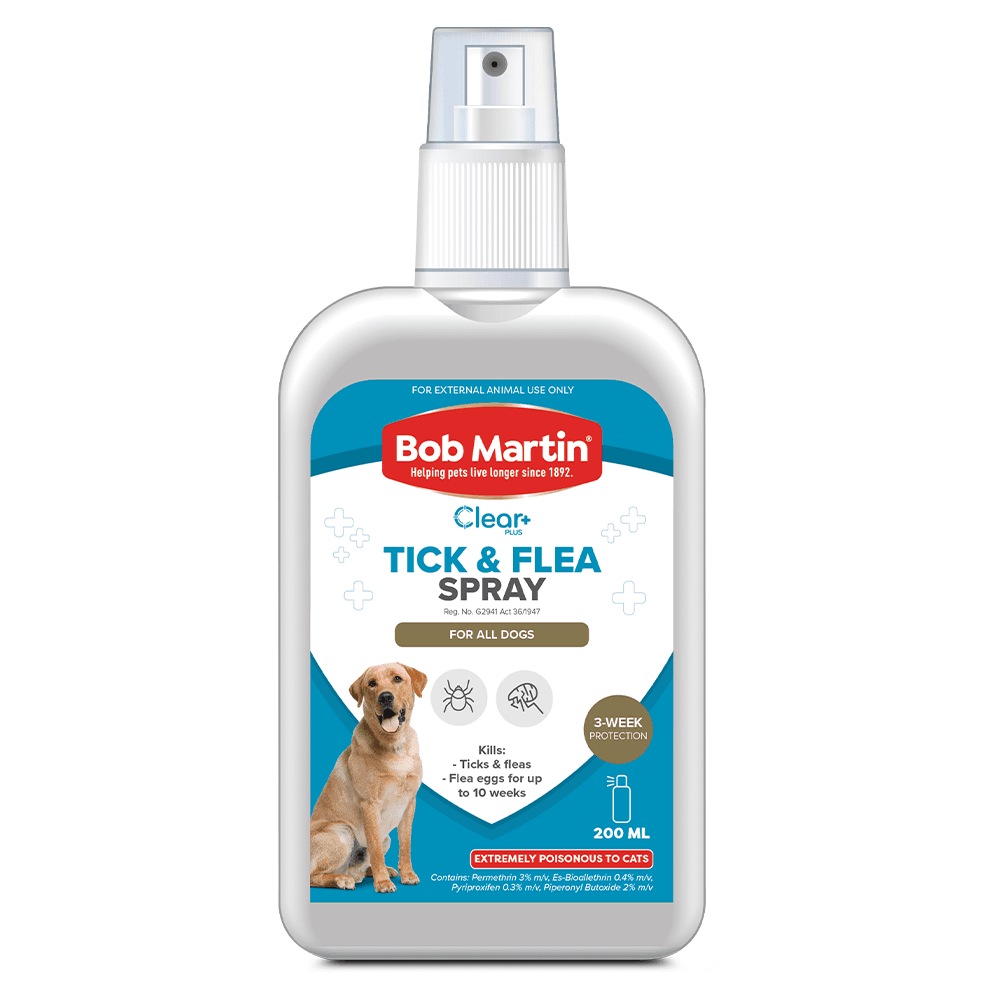 Bob Martin Vetcare Dog Tick & Flea Long Acting Spray 200ml - Bob Martin ...